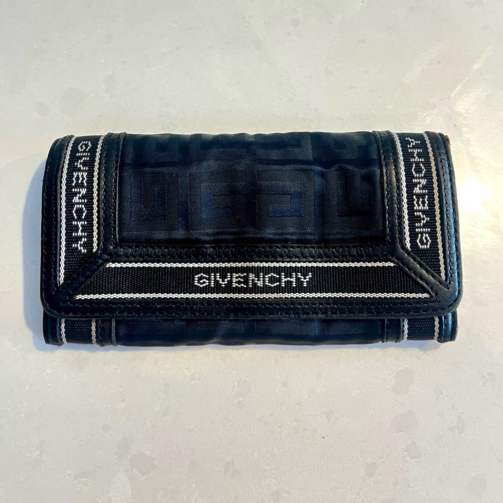 Vintage Givenchy Black and White Wallet
